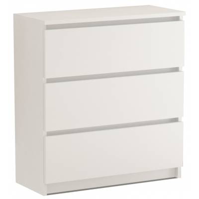 Komoda RICO 3S biała 80 cm